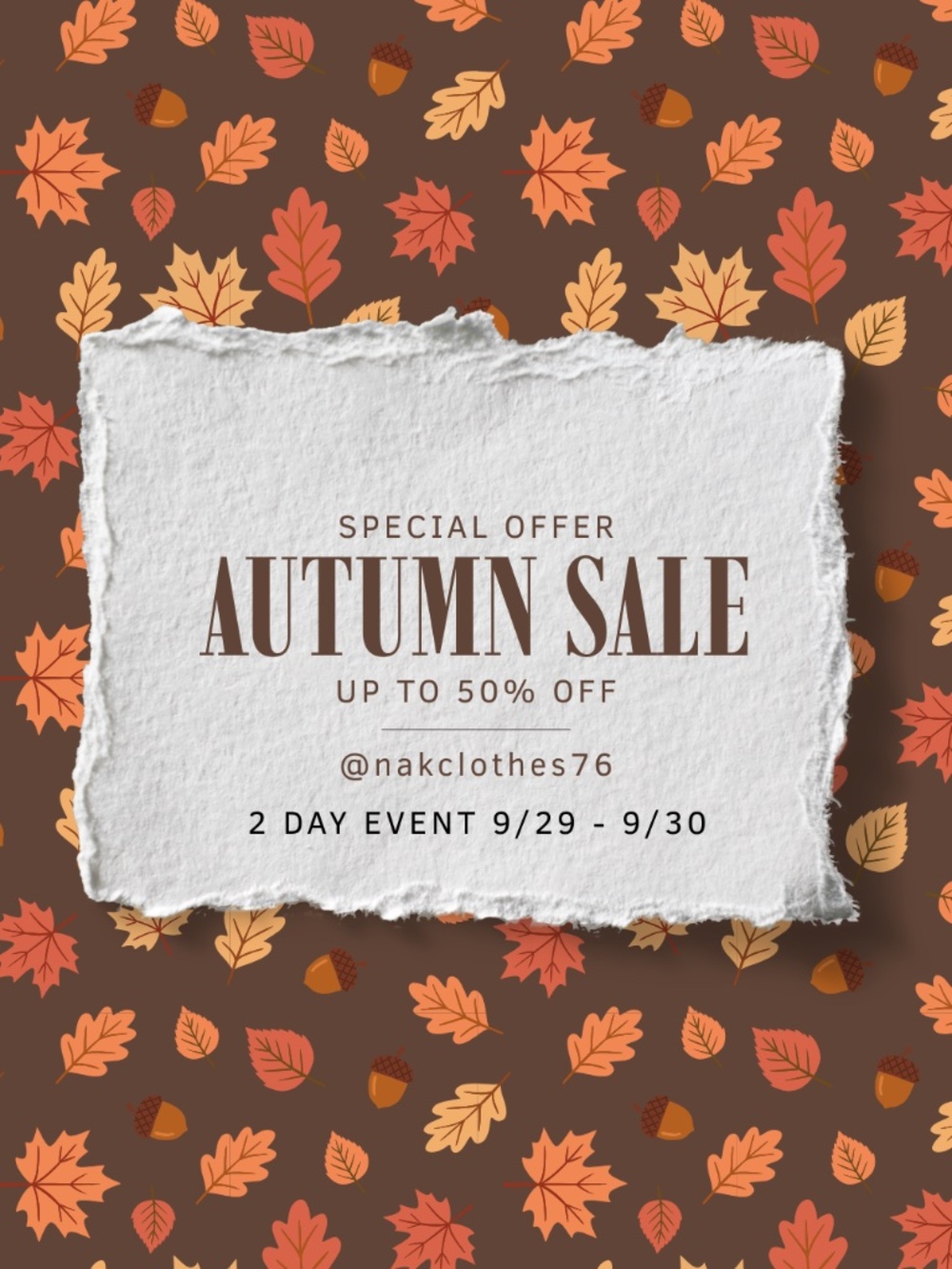 50% Sale!